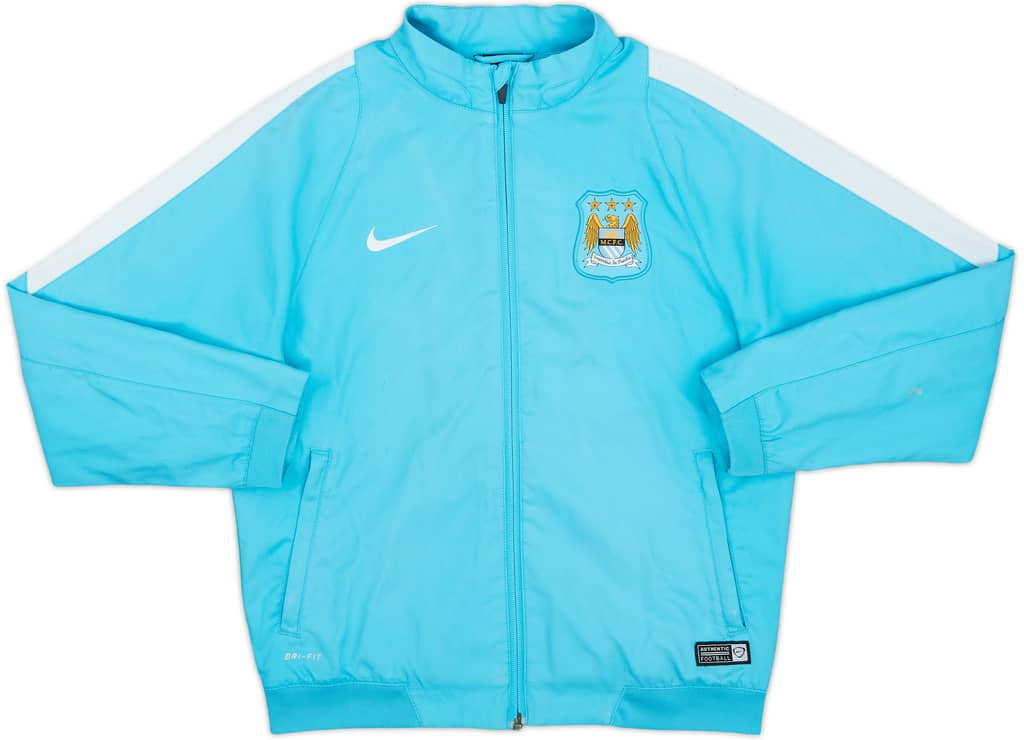2015-16 Manchester City Nike Track Jacket - 7/10 - (M.Boys)