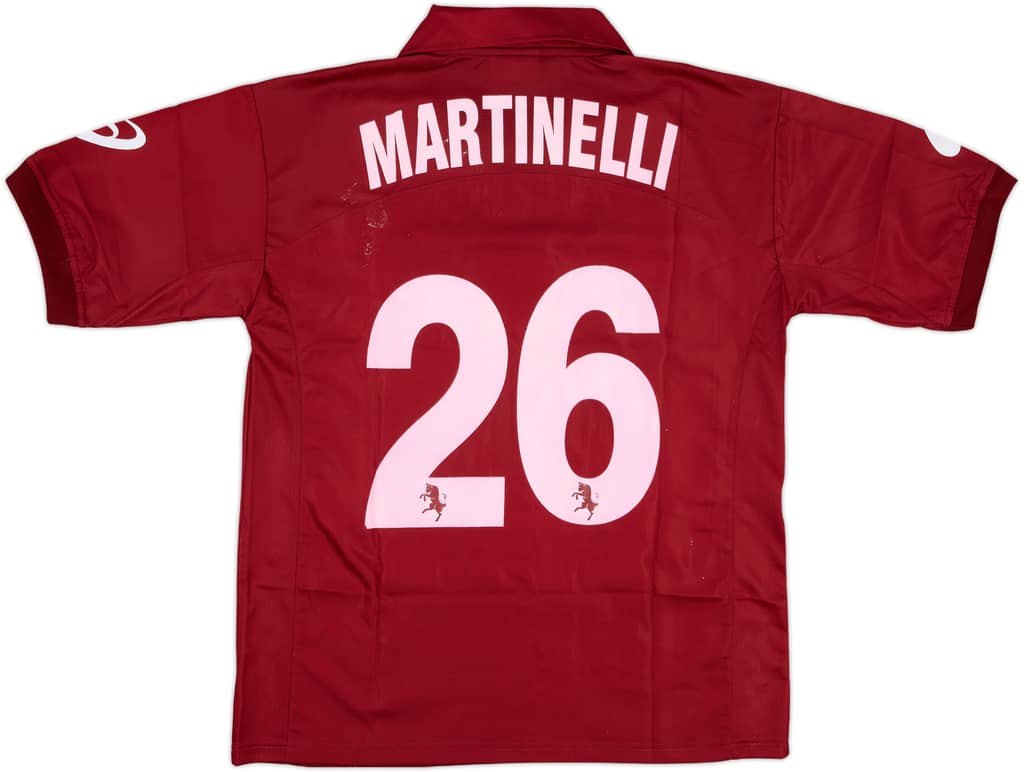 2005-06 Torino Match Issue Home Shirt Martinelli #26