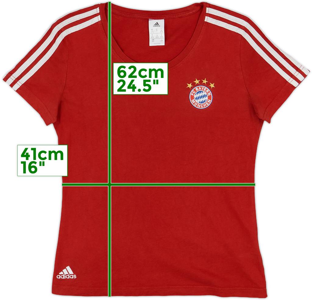 2017-18 Bayern Munich adidas Cotton Tee - 8/10 - (Women's M)
