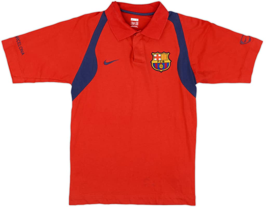 2007-08 Barcelona Nike Polo Shirt - 8/10 - (S)