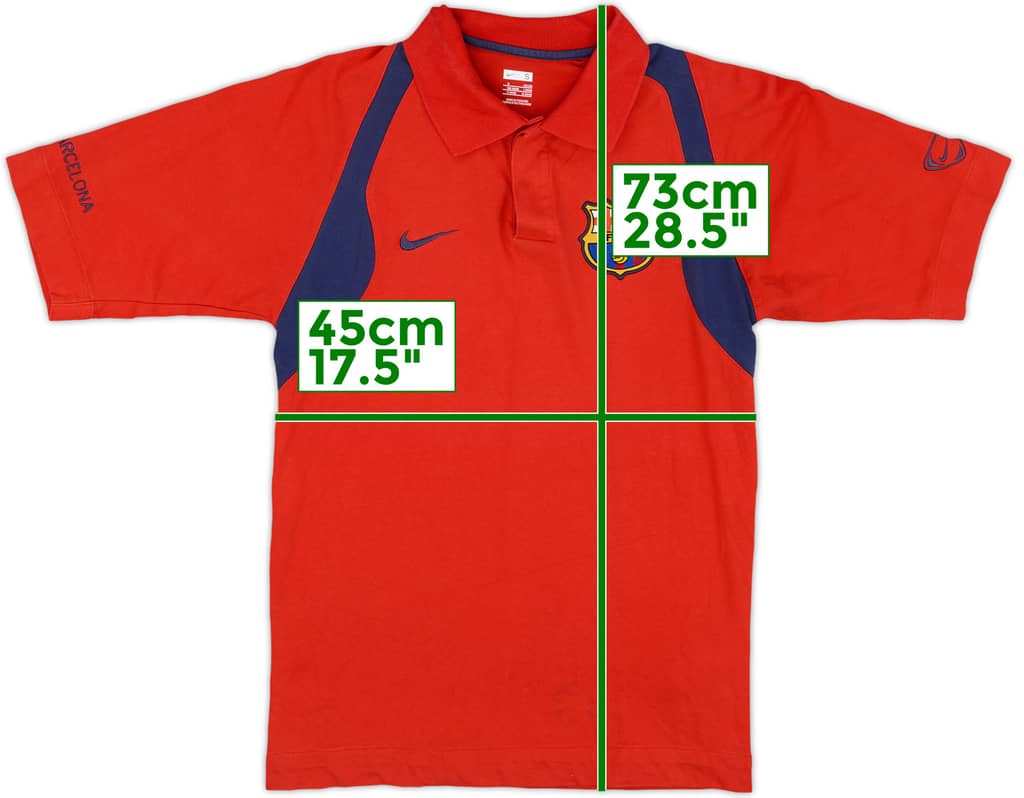 2007-08 Barcelona Nike Polo Shirt - 8/10 - (S)