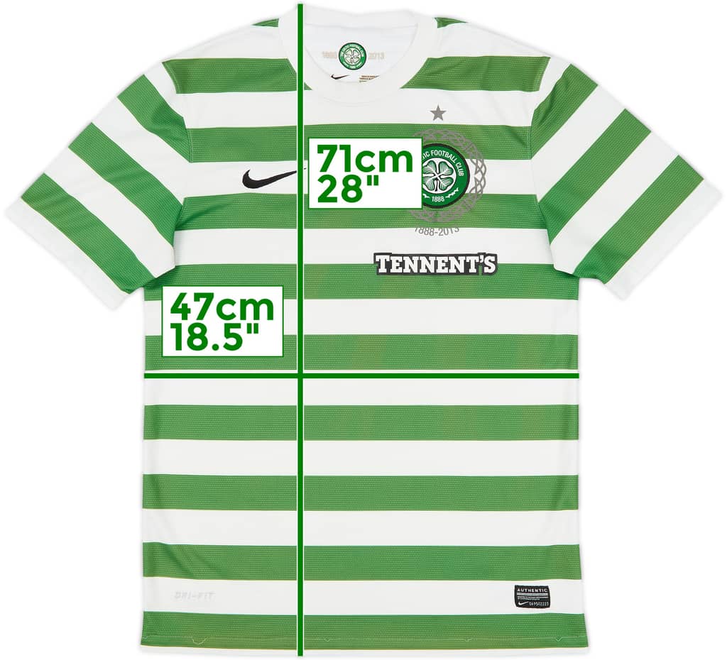 2012-13 Celtic '125th Anniversary' Home Shirt - 6/10 - (S)