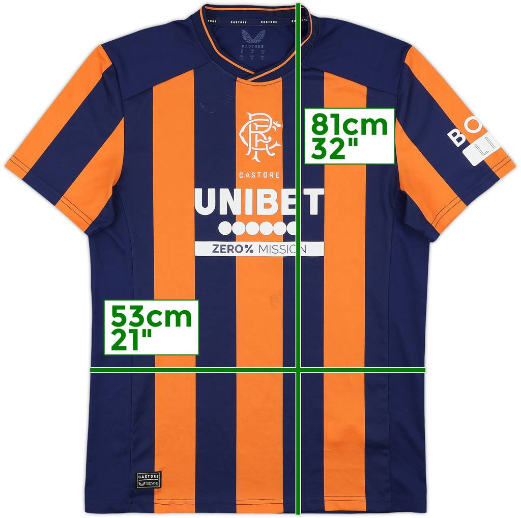 2023-24 Rangers Third Shirt - 7/10 - (M)