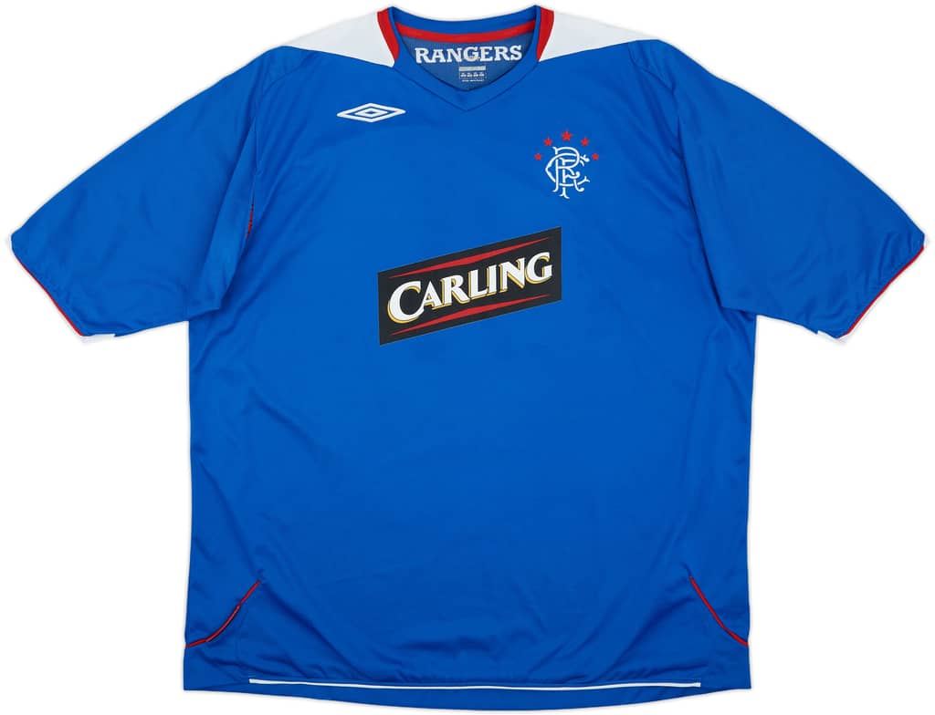 2006-07 Rangers Home Shirt - 6/10 - (3XL)