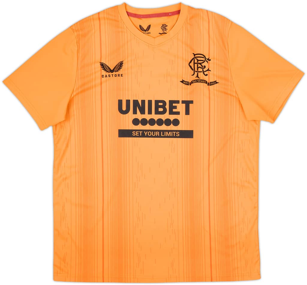 2021-22 Rangers Castore Training Shirt - 7/10 - (L)