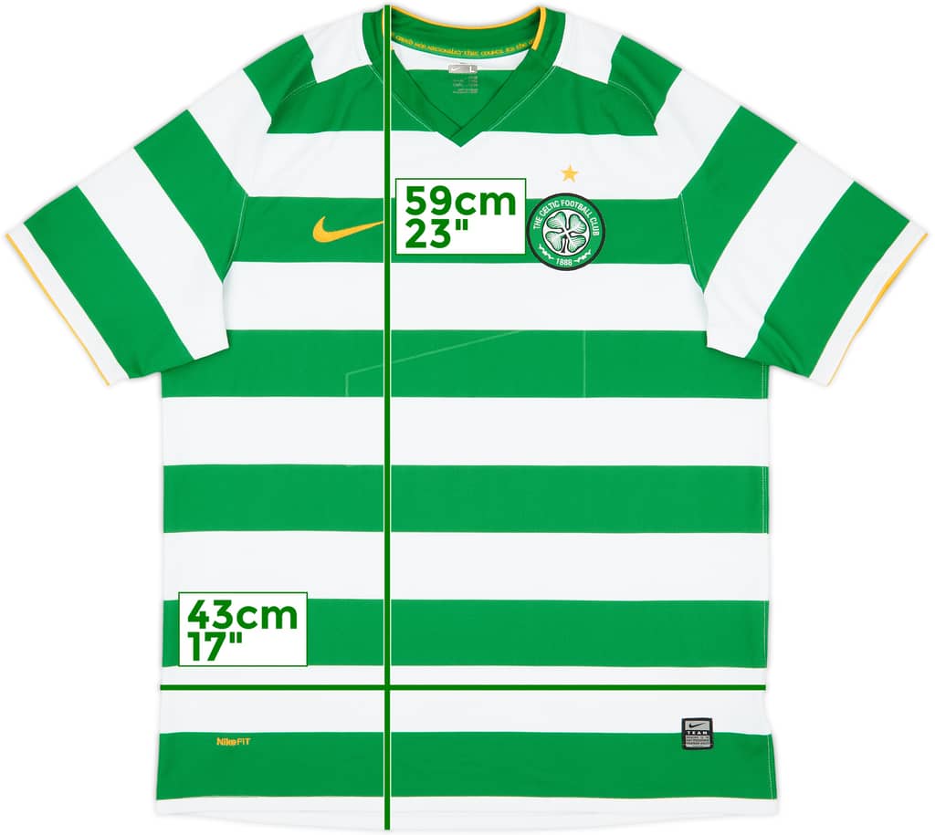 2008-10 Celtic Home Shirt - 4/10 - (L)