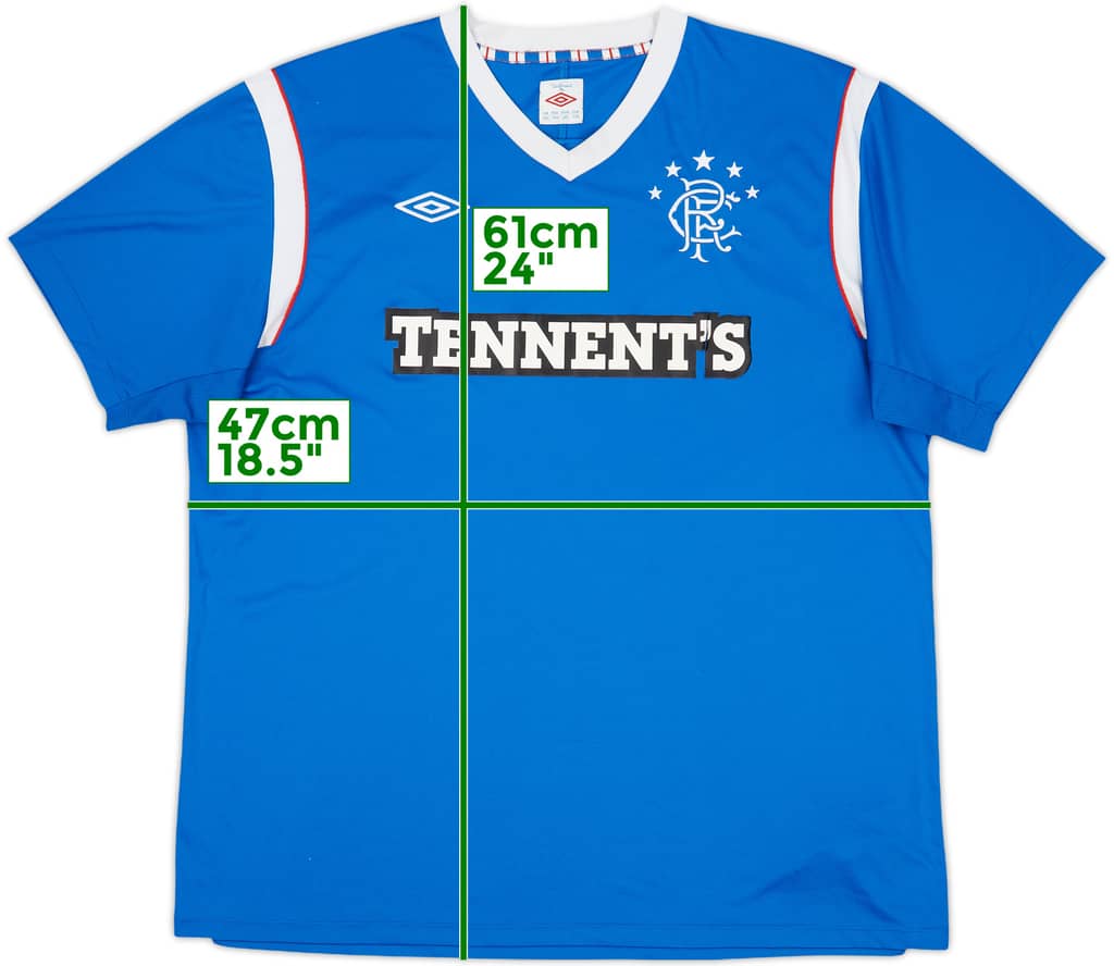 2011-12 Rangers Home Shirt - 8/10 - (XXL)