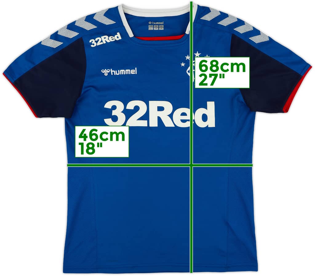 2018-19 Rangers Hummel Training Shirt - 7/10 - (S)