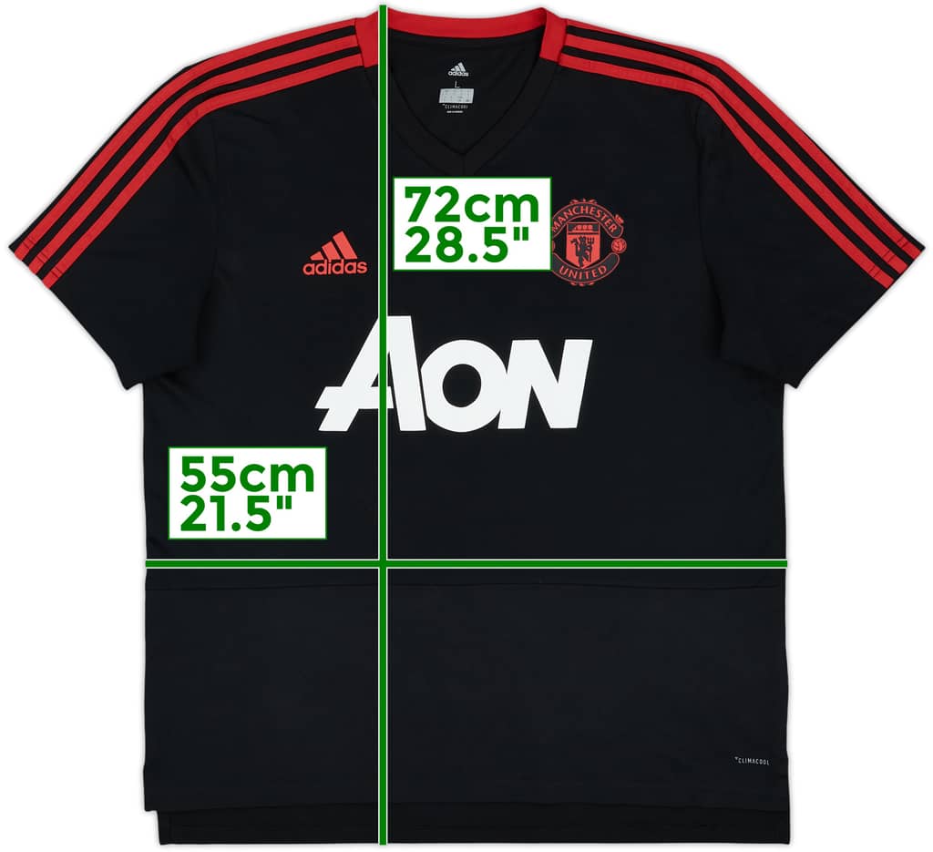 2018-19 Manchester United adidas Training Shirt - 9/10 - (L)