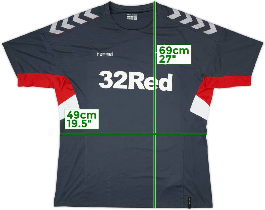 2018-19 Rangers Hummel Training Shirt - 6/10 - (XXL)
