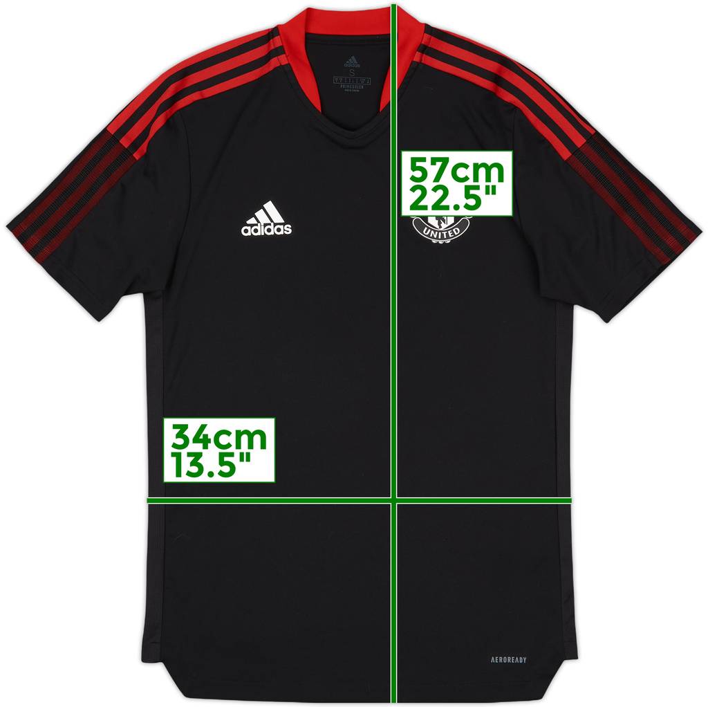 2021-22 Manchester United adidas Training Shirt - 10/10 - (S)