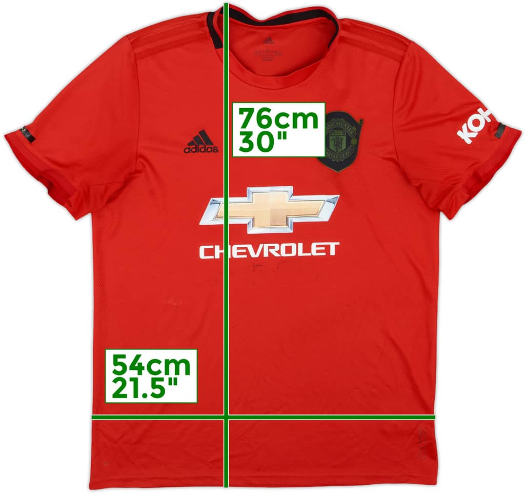 2019-20 Manchester United Home Shirt - 5/10 - (L)