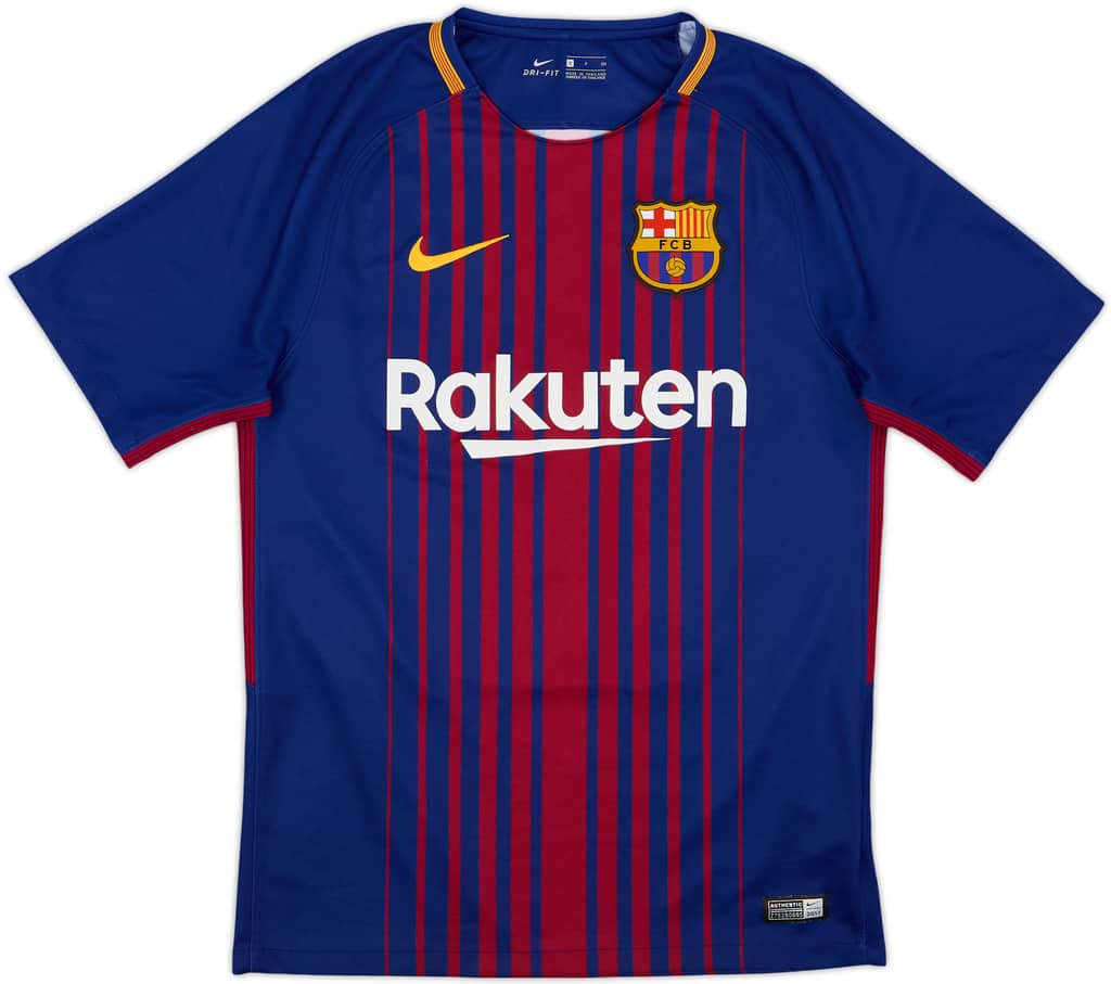2017-18 Barcelona Home Shirt Messi #10