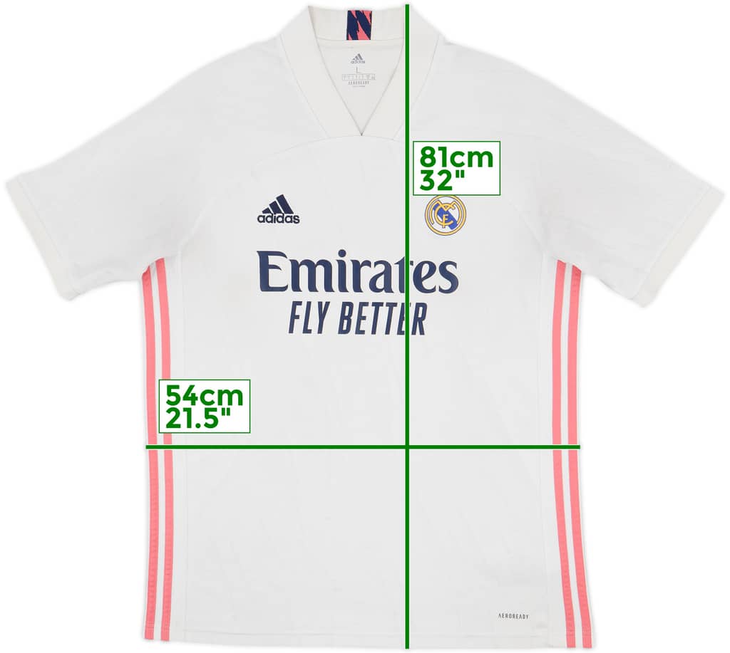 2020-21 Real Madrid Home Shirt - 5/10 - (L)