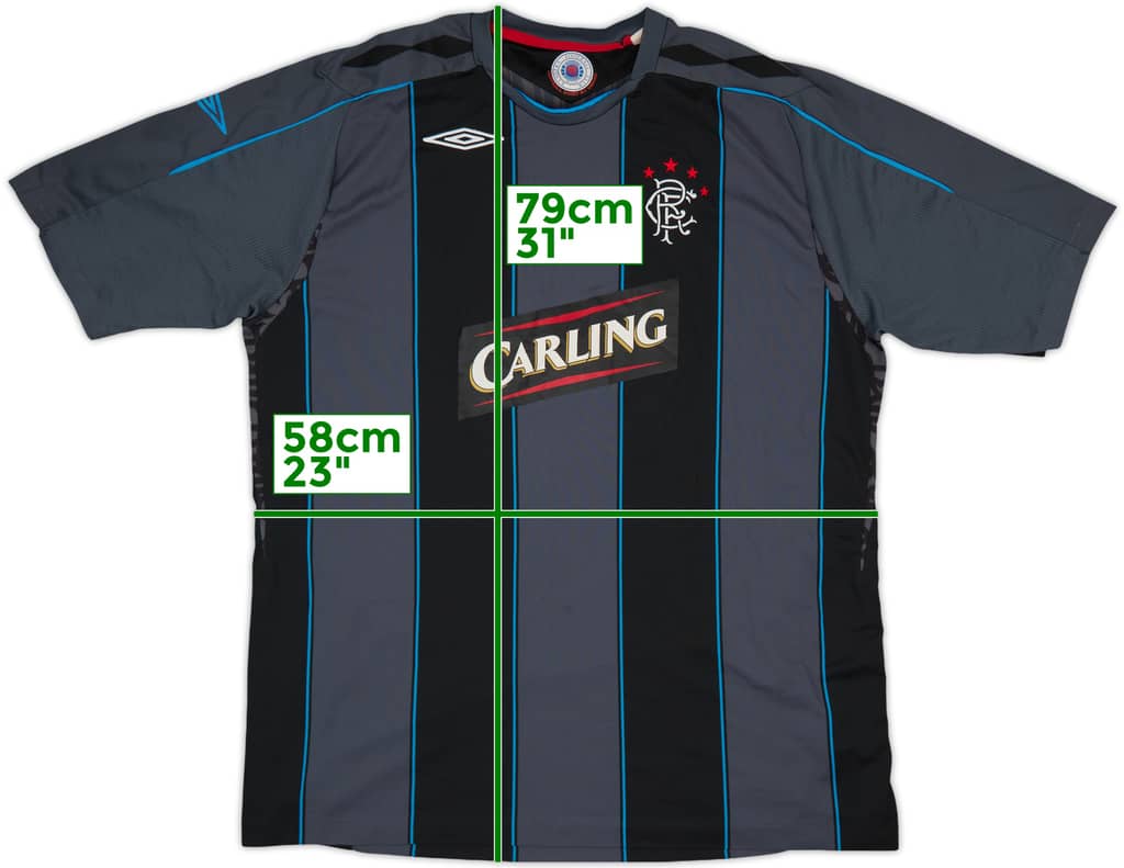 2007-08 Rangers Third Shirt - 7/10 - (XL)