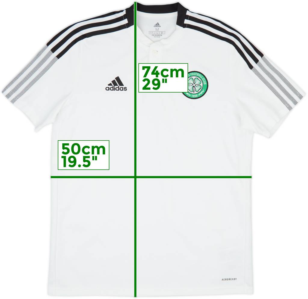 2021-22 Celtic adidas Polo Shirt - 7/10 - (M)