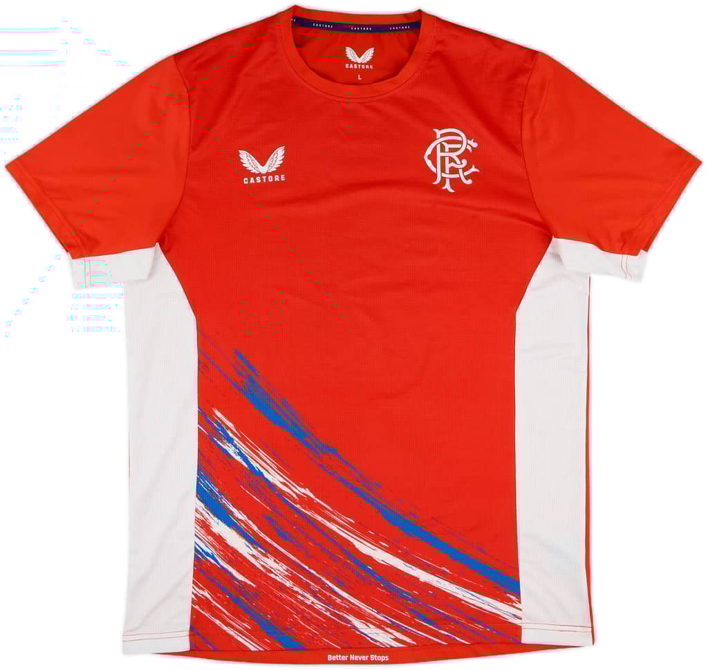 2022-23 Rangers Castore Training Shirt - 8/10 - (L)