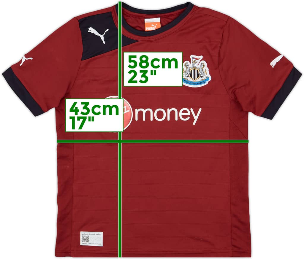 2012-13 Newcastle Away Shirt - 7/10 - (L.Boys)