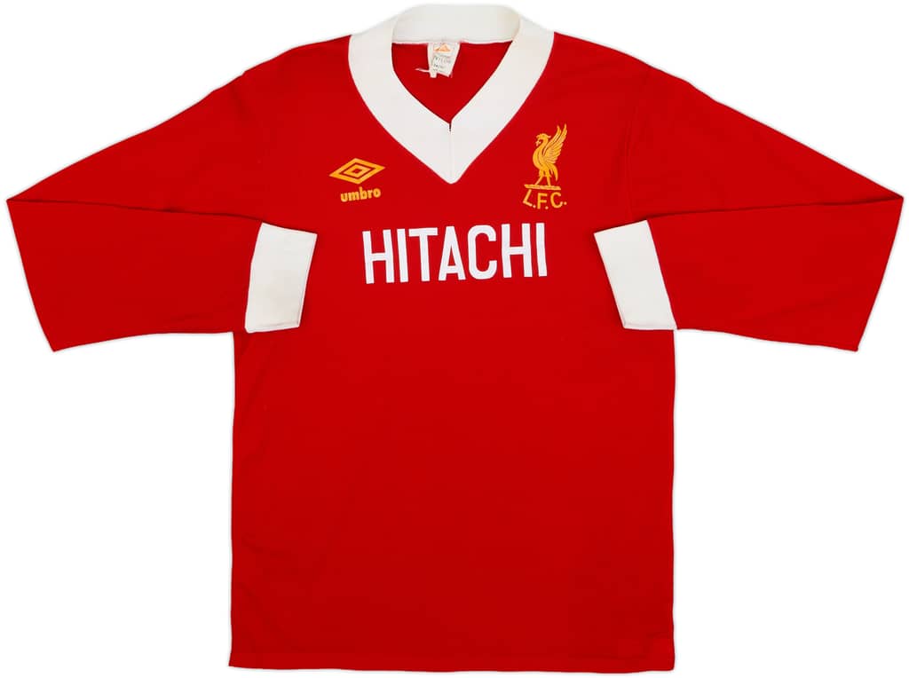 1976-79 Liverpool Home L/S Shirt - 6/10 - (S)