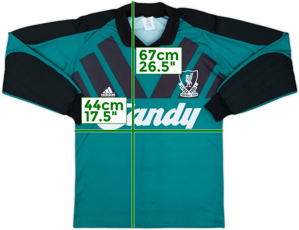 1992-93 Liverpool GK Shirt - 9/10 - (S)