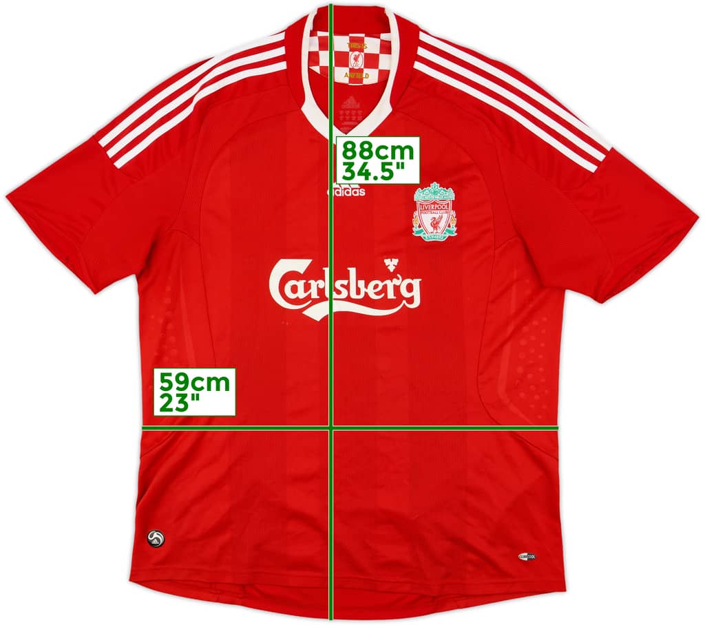 2008-10 Liverpool Home Shirt - 5/10 - (XL)