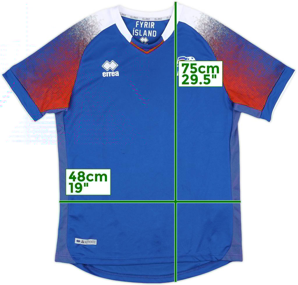 2018-19 Iceland Home Shirt - 8/10 - (L)
