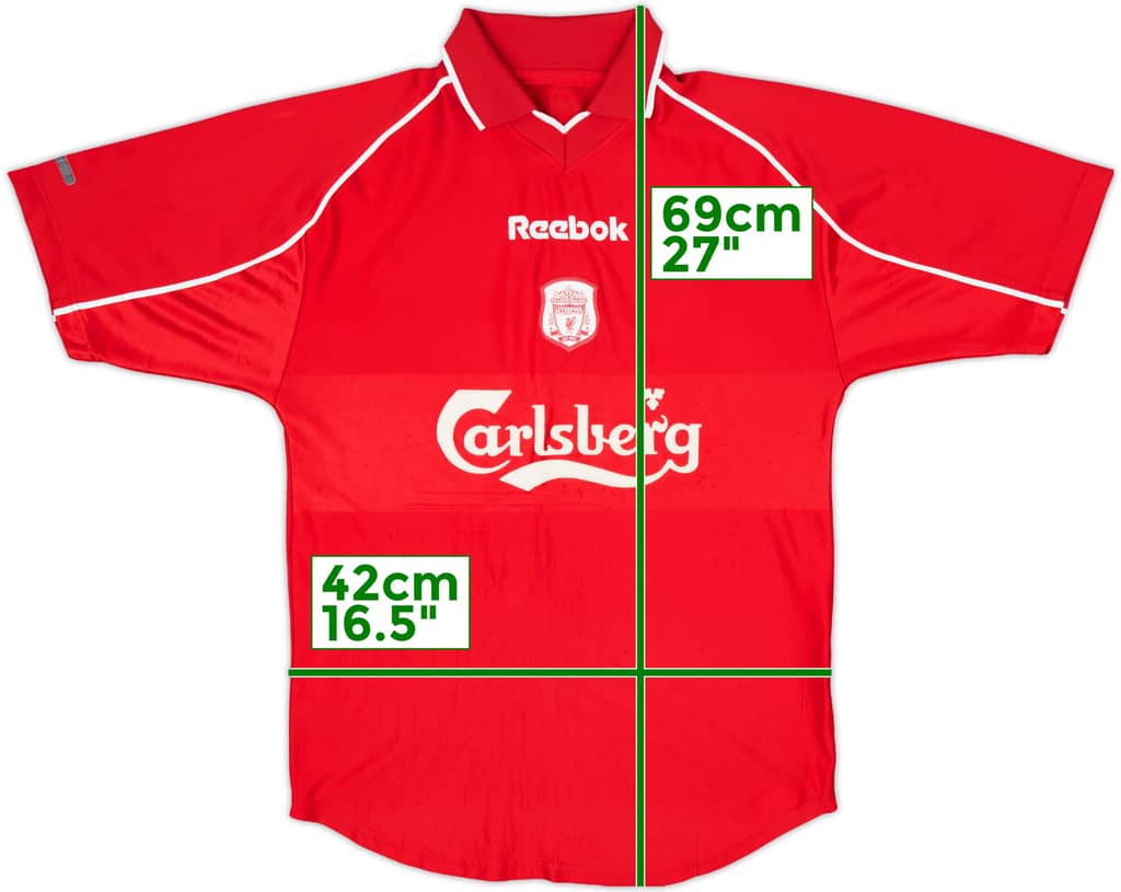 2000-02 Liverpool Home Shirt - 4/10 - (Y)