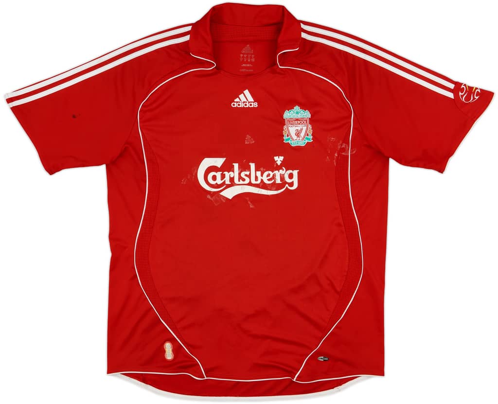 2006-08 Liverpool Home Shirt - 4/10 - (XL)
