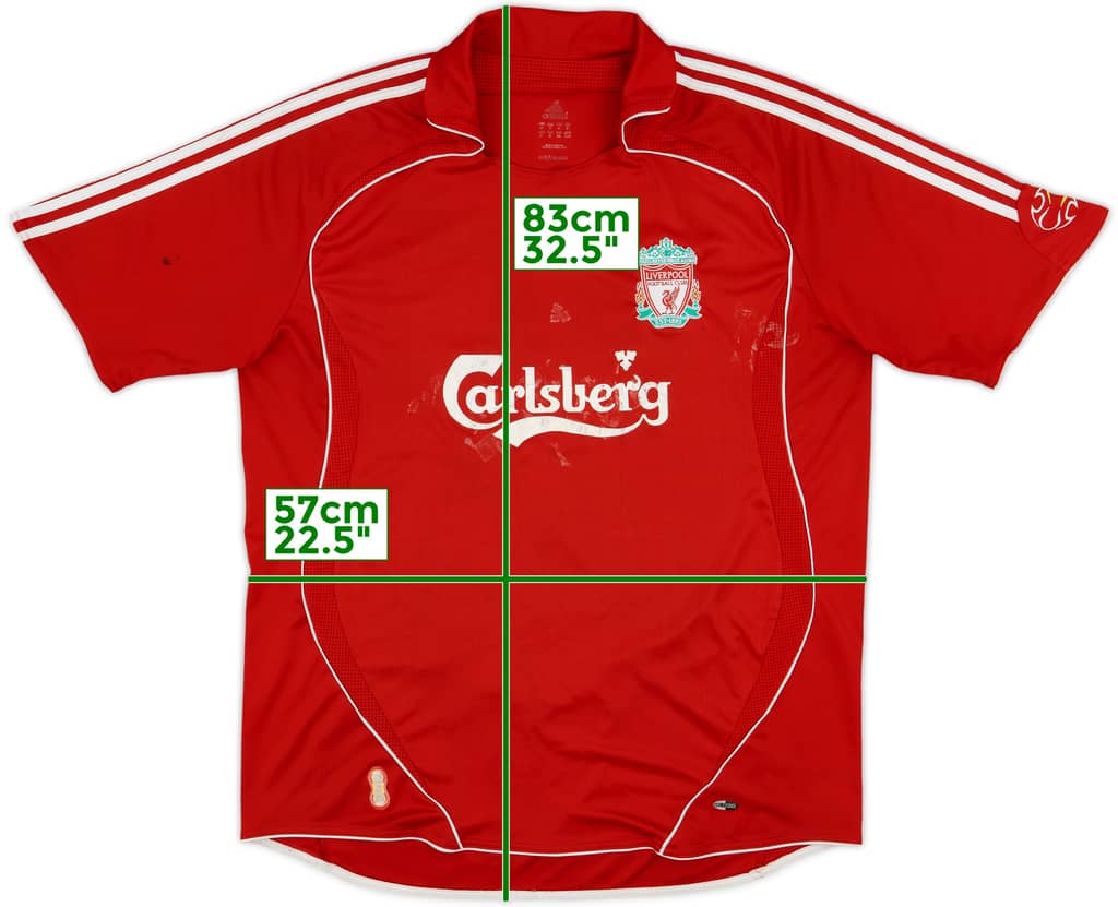 2006-08 Liverpool Home Shirt - 4/10 - (XL)