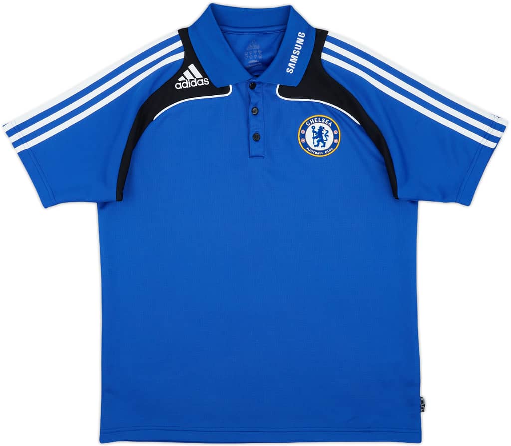 2008-09 Chelsea adidas Polo Shirt - 8/10 - (M)