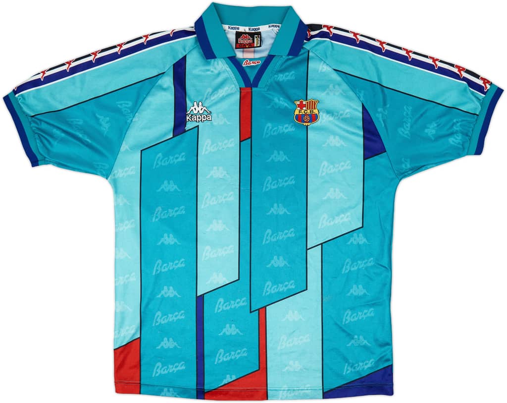 1995-97 Barcelona Away Shirt - 6/10 - (XL)