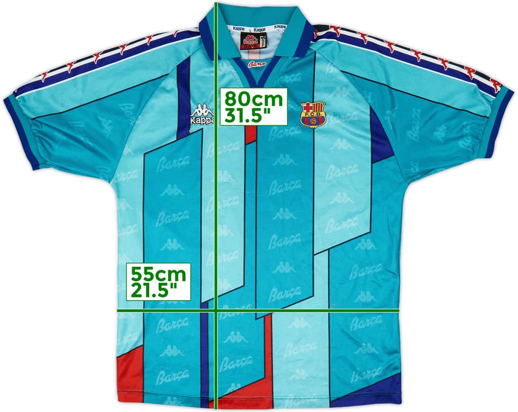 1995-97 Barcelona Away Shirt - 6/10 - (XL)