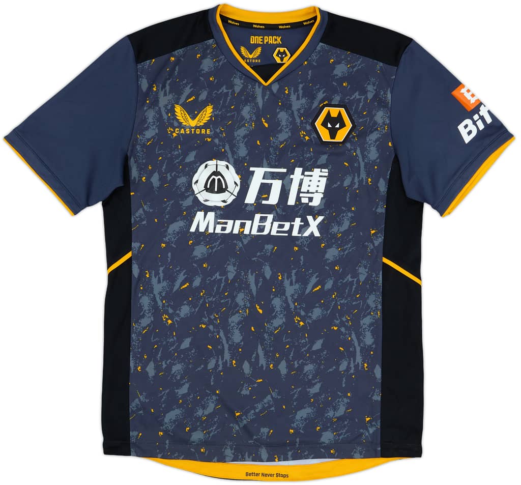 2021-22 Wolves Away Shirt - 10/10 - (M)