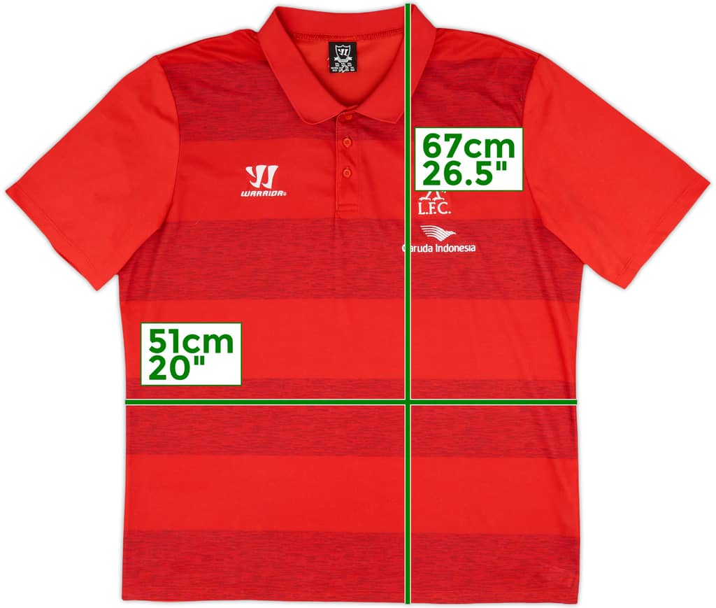 2014-15 Liverpool Warrior Polo Shirt - 8/10 - (XXL)