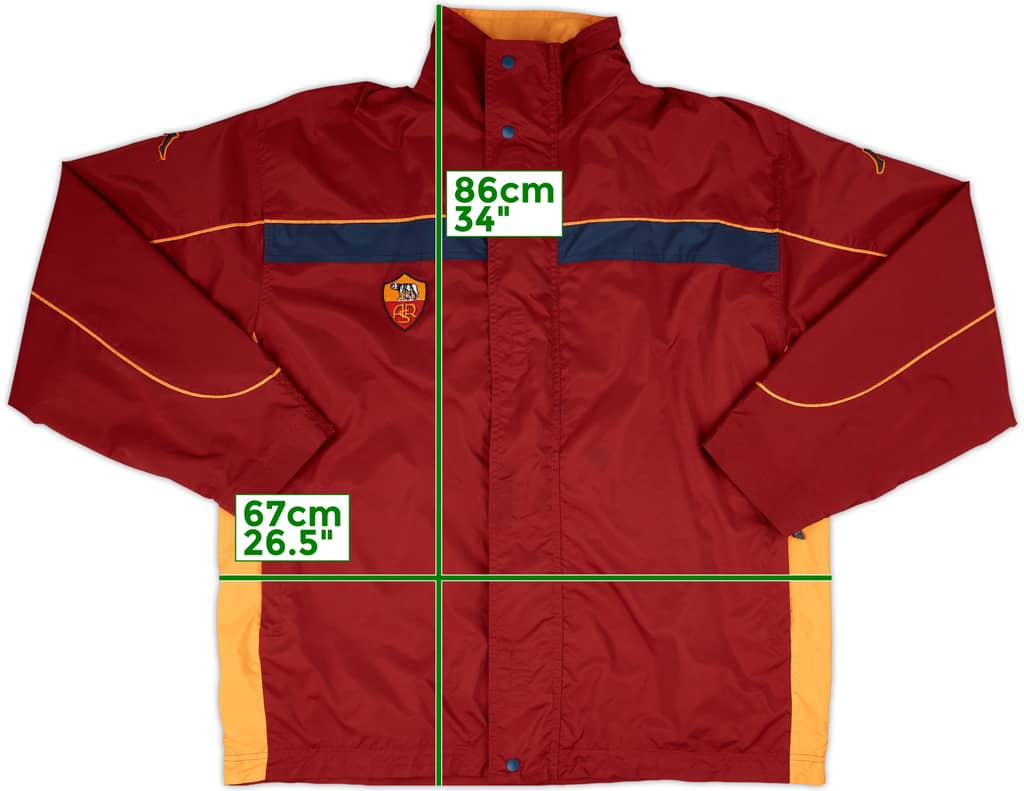 2000-01 Roma Kappa Hooded Rain Jacket - 8/10 - (XL)