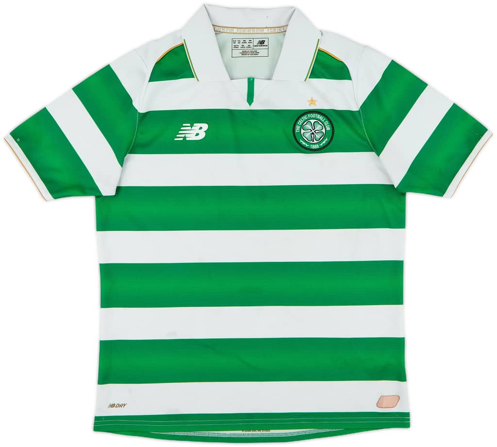 2016-17 Celtic Home Shirt - 5/10 - (XL.Boys)