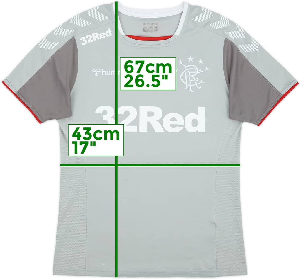 2019-20 Rangers Hummel Training Shirt - 8/10 - (S)