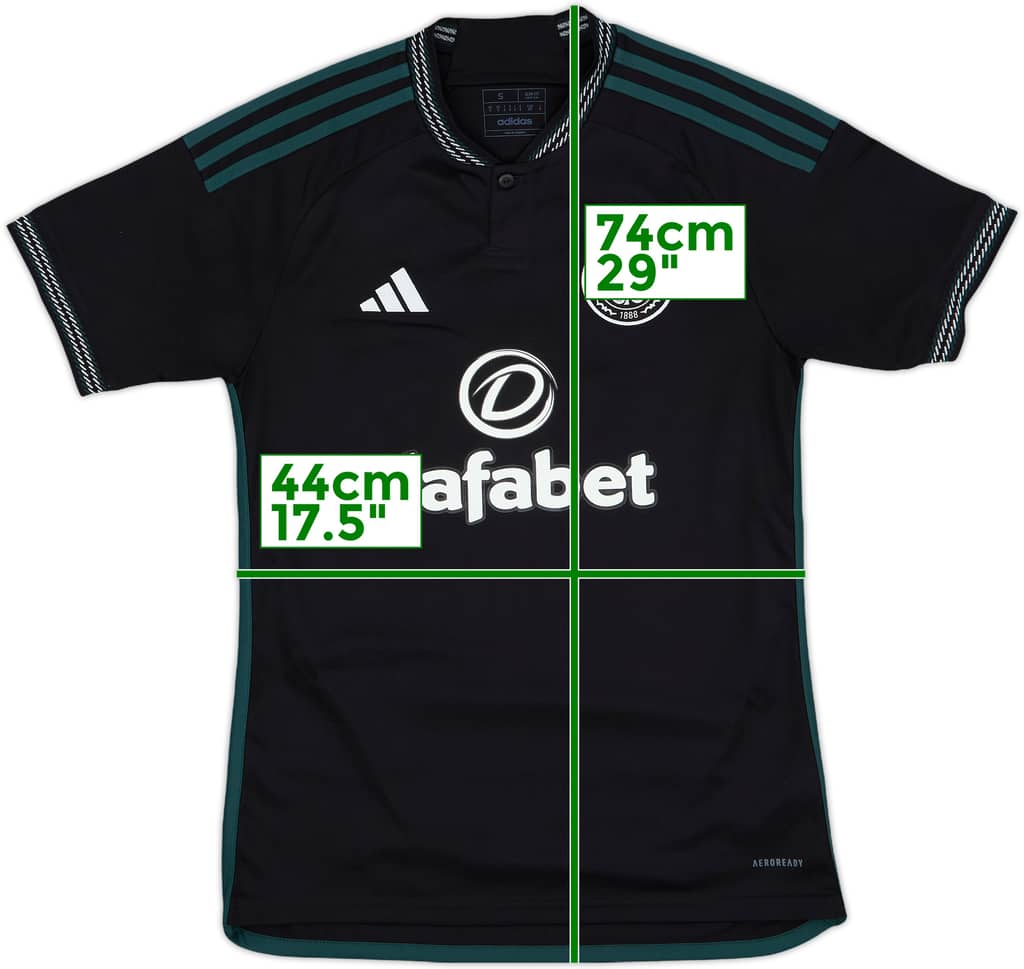 2023-24 Celtic Away Shirt - 9/10 - (S)