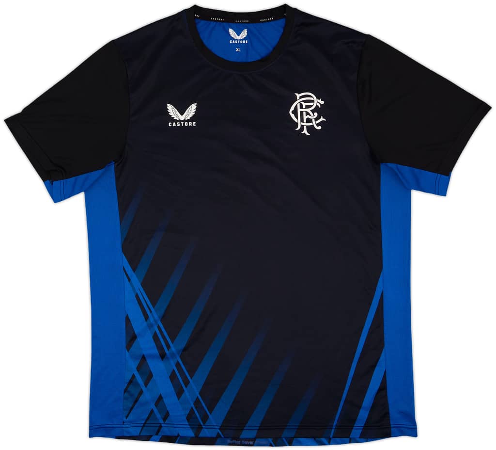 2022-23 Rangers Castore Training Shirt - 8/10 - (XL)