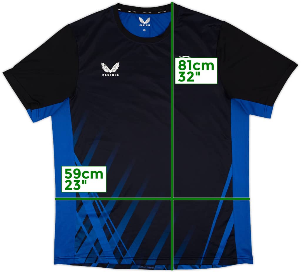 2022-23 Rangers Castore Training Shirt - 8/10 - (XL)