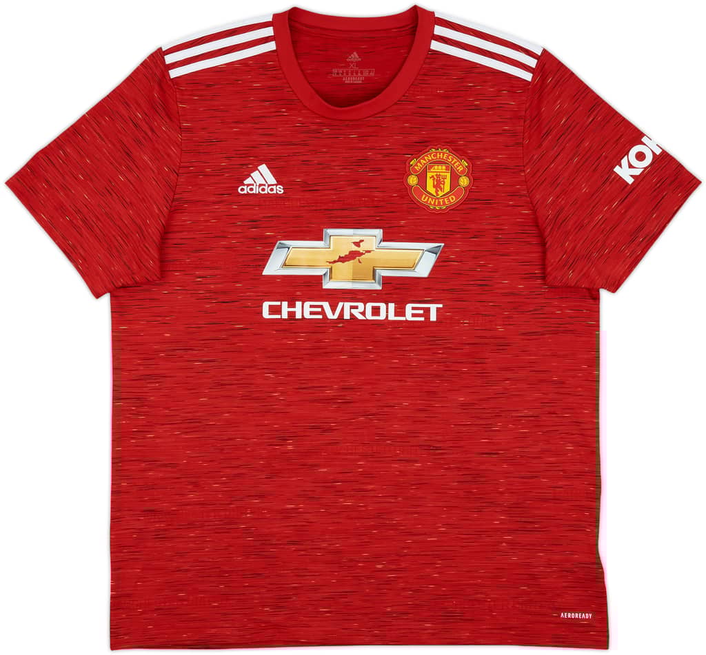 2020-21 Manchester United Home Shirt - 5/10 - (XL)
