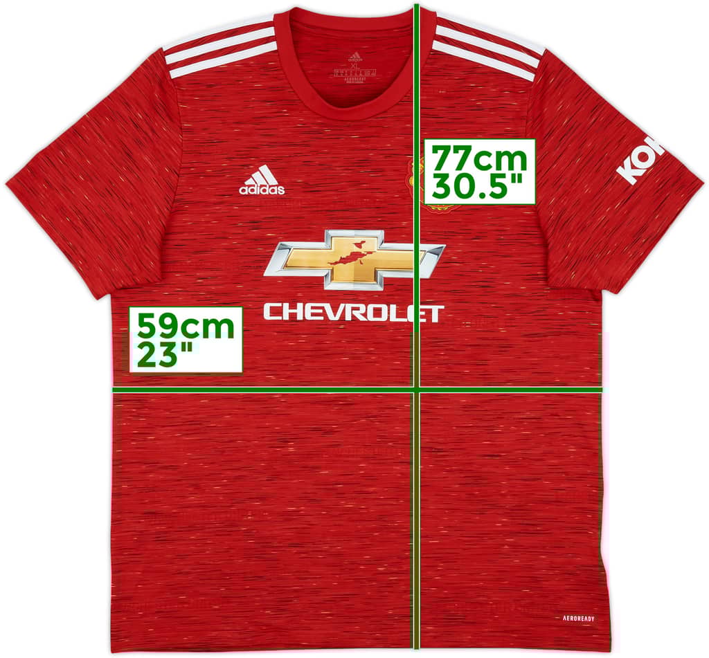 2020-21 Manchester United Home Shirt - 5/10 - (XL)