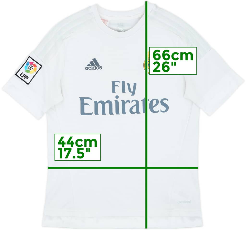 2015-16 Real Madrid Home Shirt - 5/10 - (L.Boys)