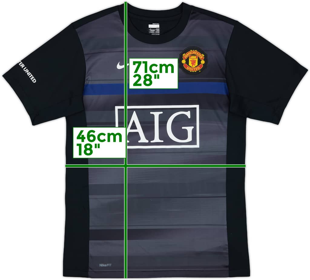 2009-10 Manchester United Nike Training Shirt - 8/10 - (S)