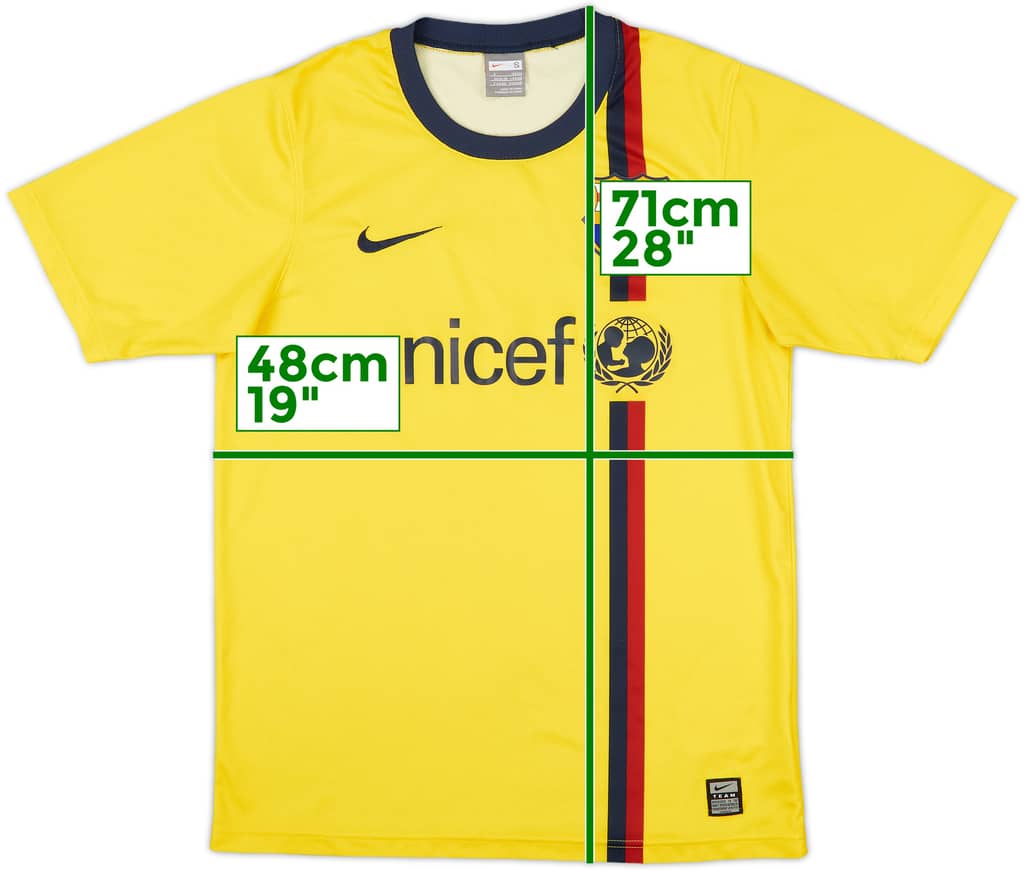 2008-10 Barcelona Basic Away Shirt - 7/10 - (S)