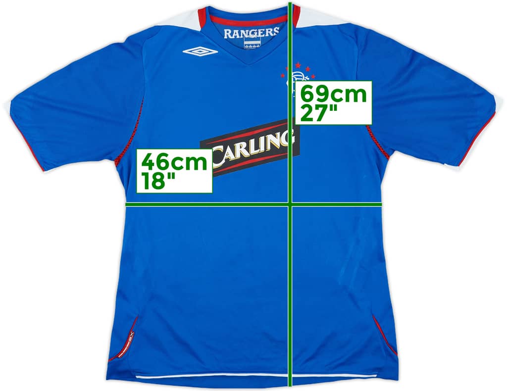 2006-07 Rangers Home Shirt - 6/10 - (Women's XL)
