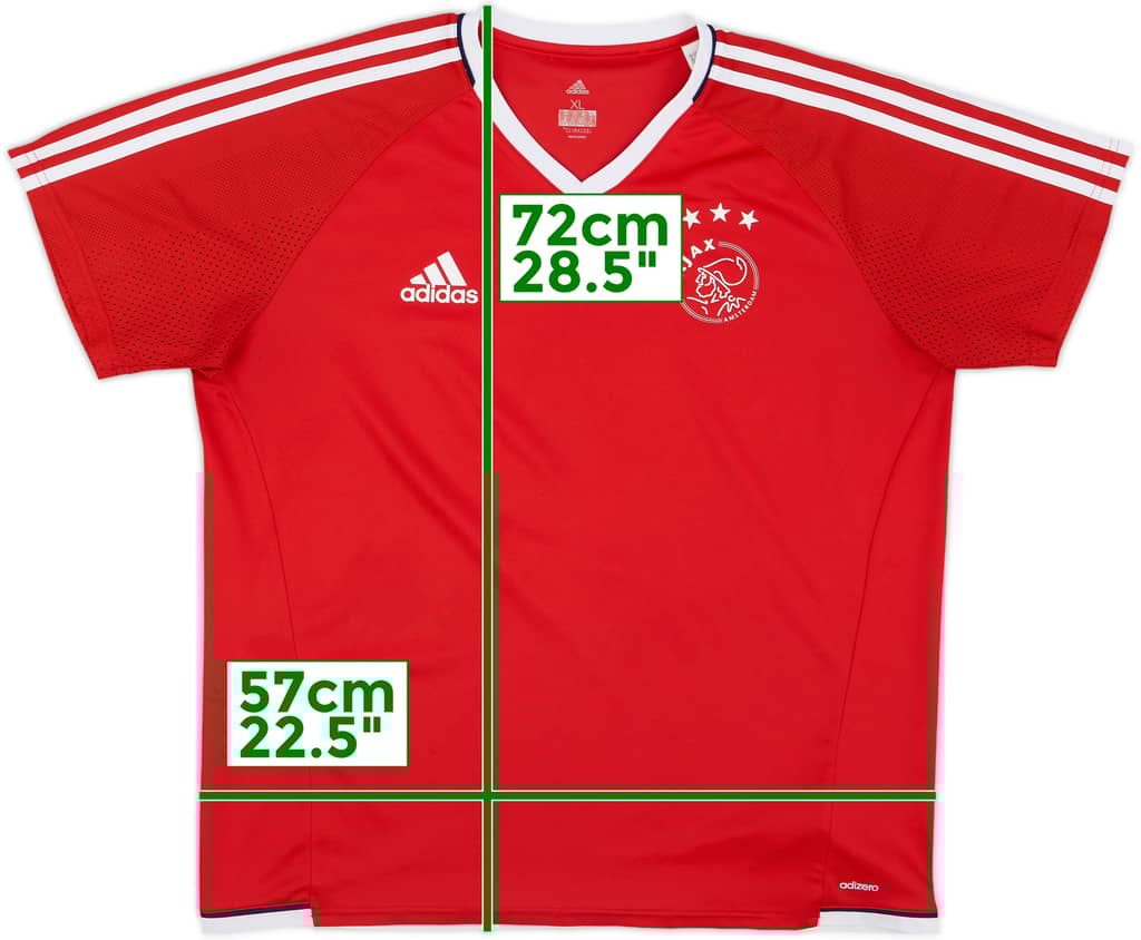 2017-18 Ajax adizero Training Shirt - 7/10 - (XL)