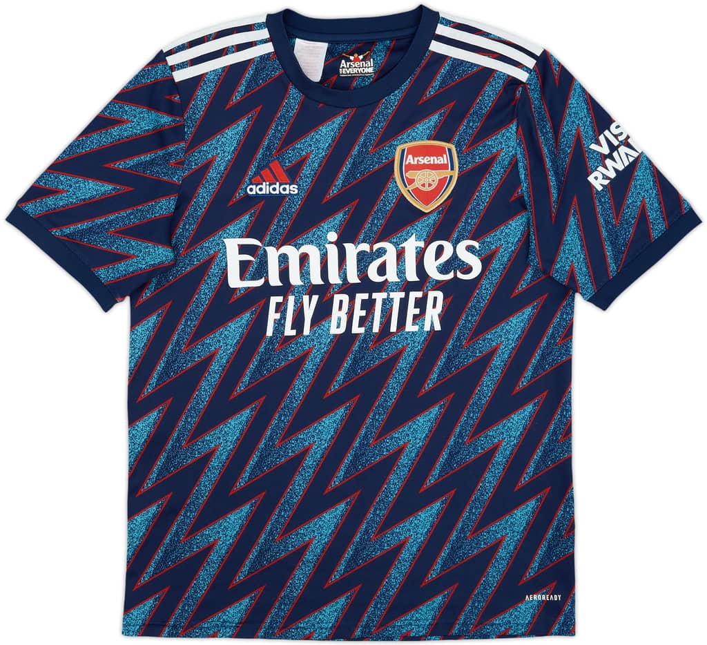 2021-22 Arsenal Third Shirt - 8/10 - (XL.Boys)