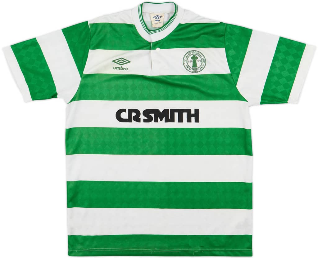 1987-89 Celtic Centenary Home Shirt - 8/10 - (S)