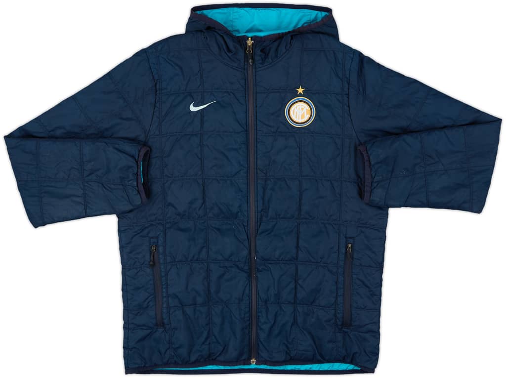 2010-11 Inter Milan Nike Reversible Padded Bench Coat - 4/10 - (L)